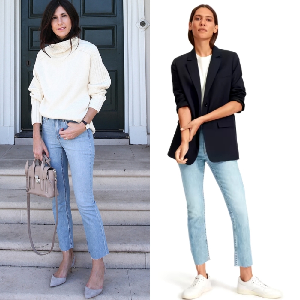 Everlane The Kick Crop High Rise